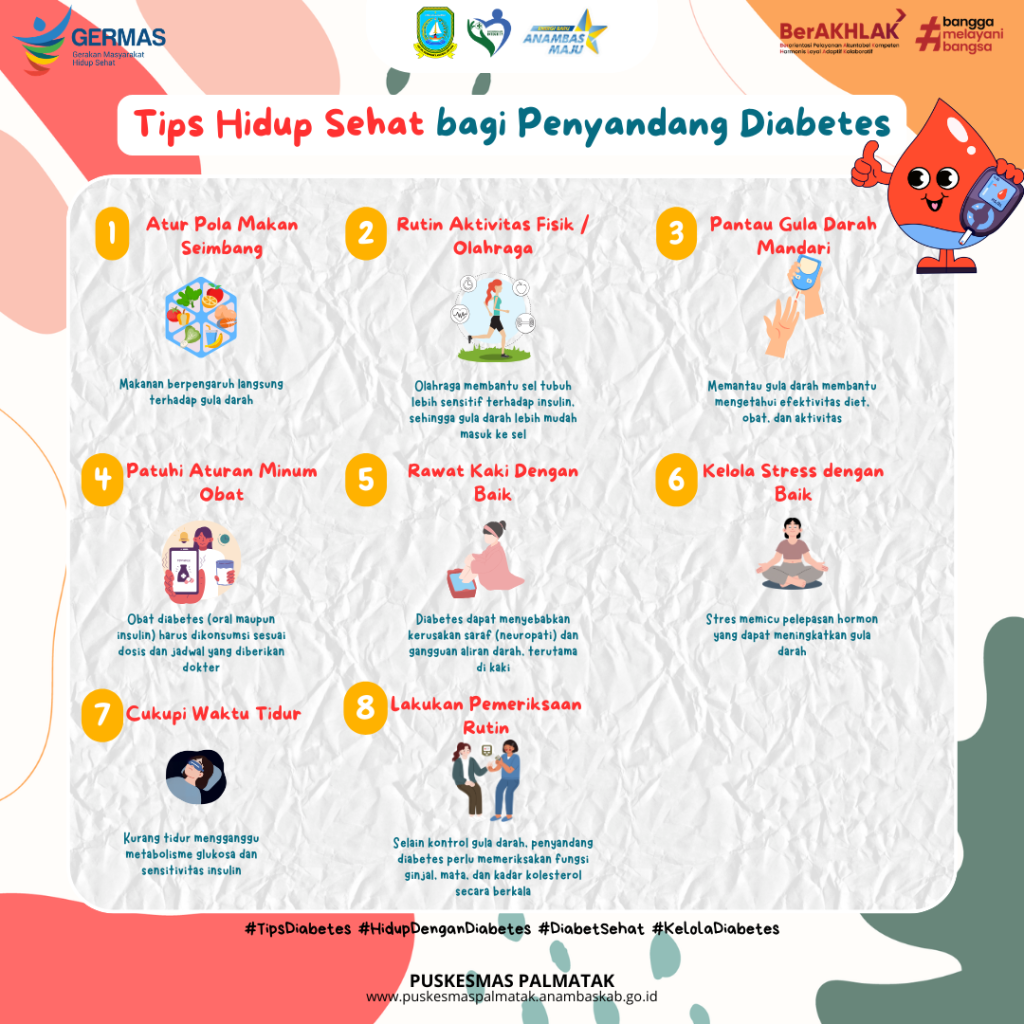 Tips Hidup Sehat bagi Penyandang Diabetes